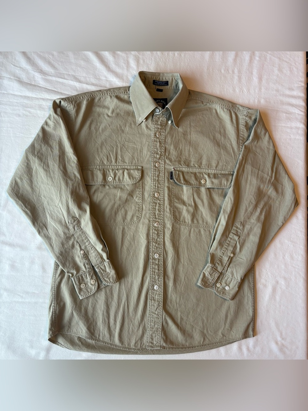Vintage Gant Salty Dog Cotton River Wash Twill Button Down Shirt Medium 15 32-33